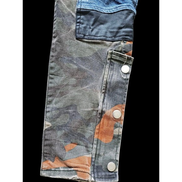 Jordan Craig Jeans Boy 12 Slim Camo Patchwork Legacy Edition Distressed Woodland - Picture 12 of 16